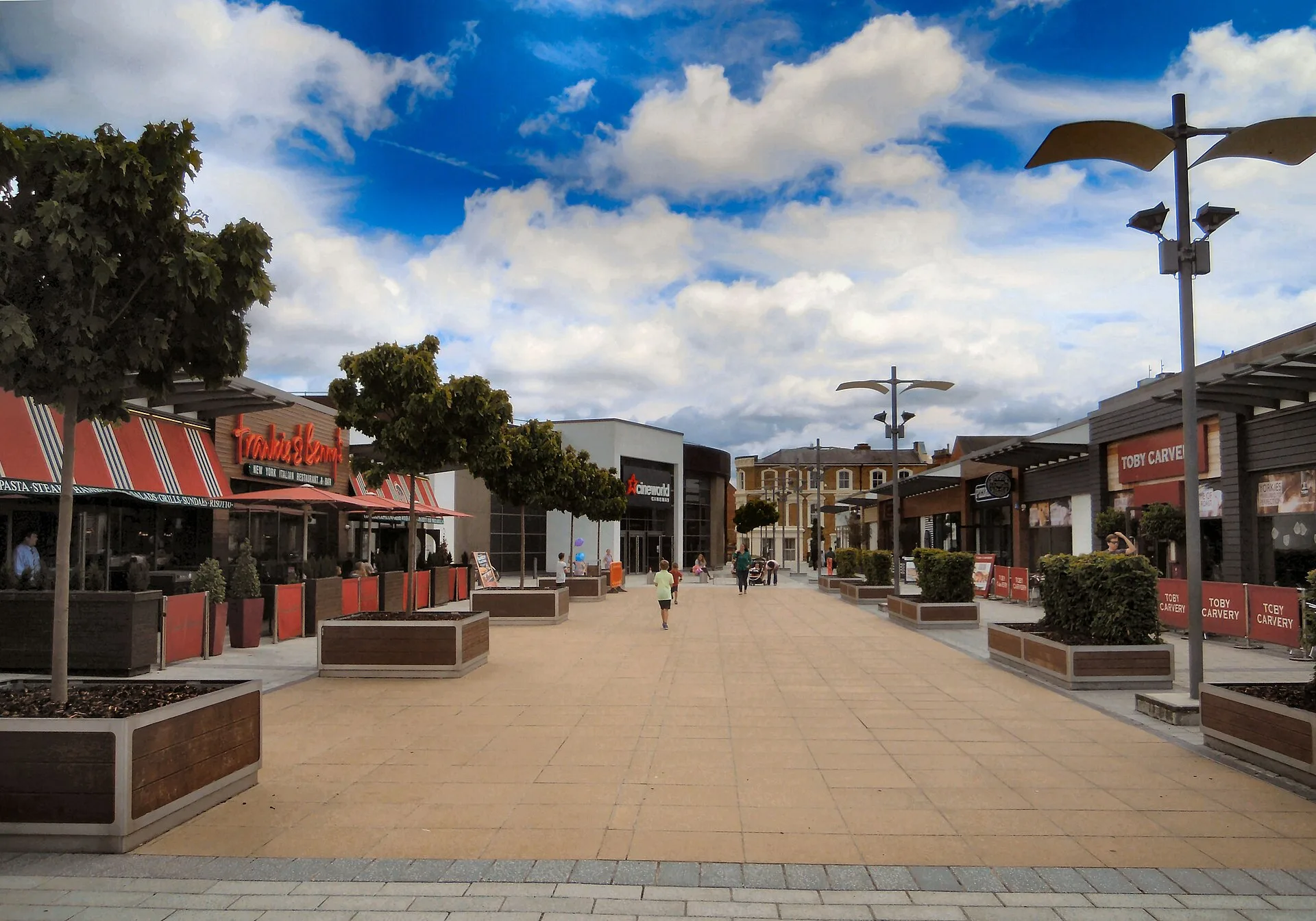 Aldershot - The West Gate Leisure Park at Aldershot in Hampshire
