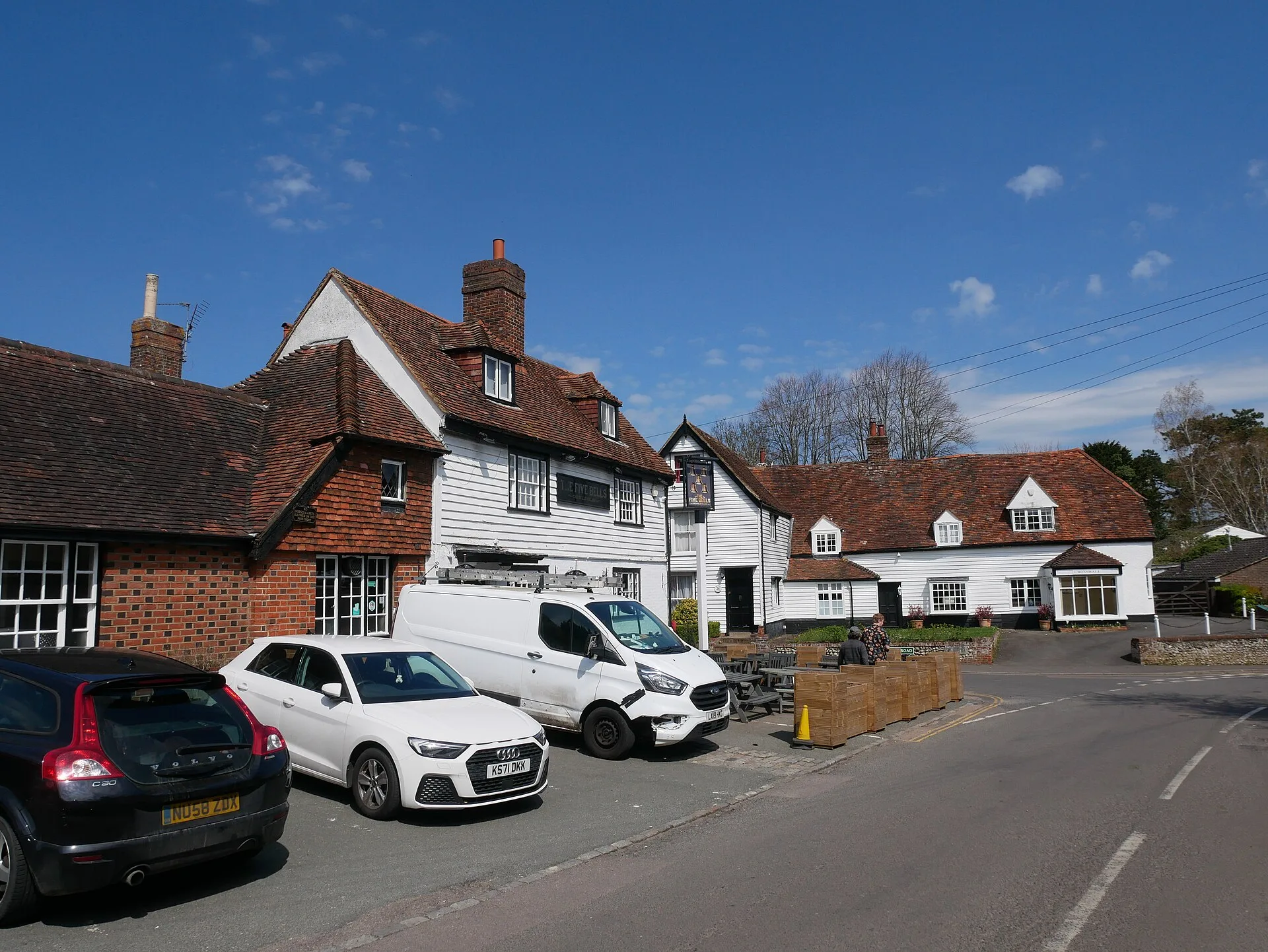 Chelsfield - A roughly northeast looking view across Church Road in Chelsfield.