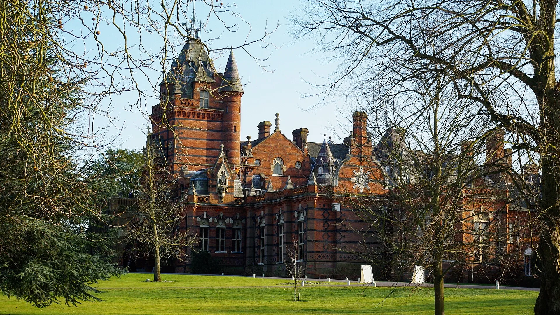 Hartley Wintney - Elvetham Hall Built 1859-62 in Victorian High Gothic style. Now an hotel.