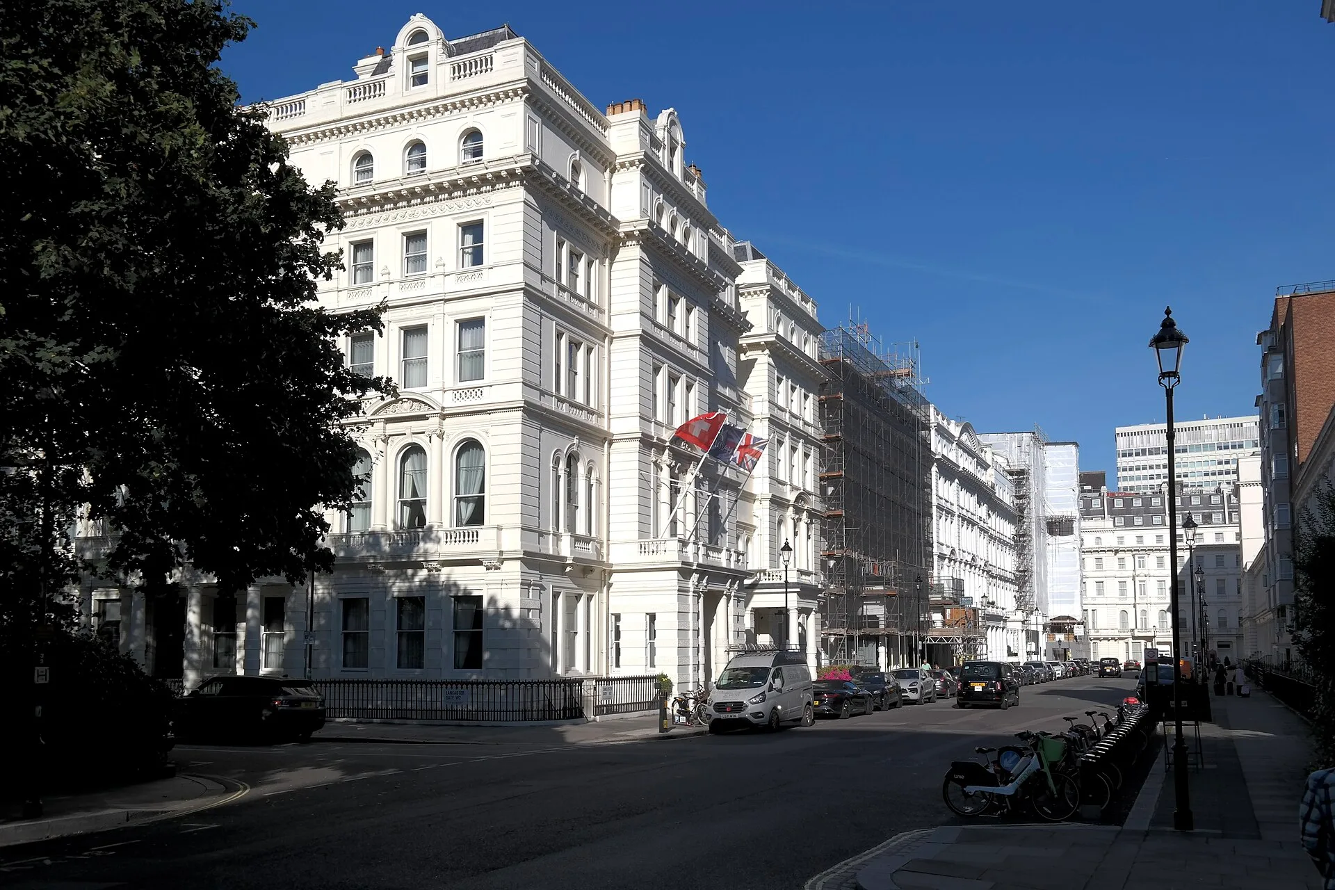 Lancaster Gate - town view