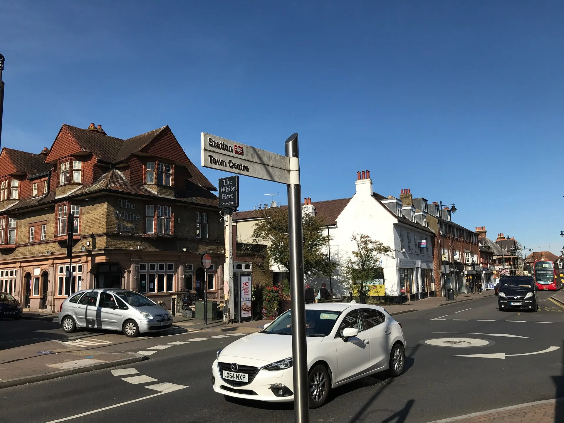 Orpington - White Hart pub, Orpington High Street