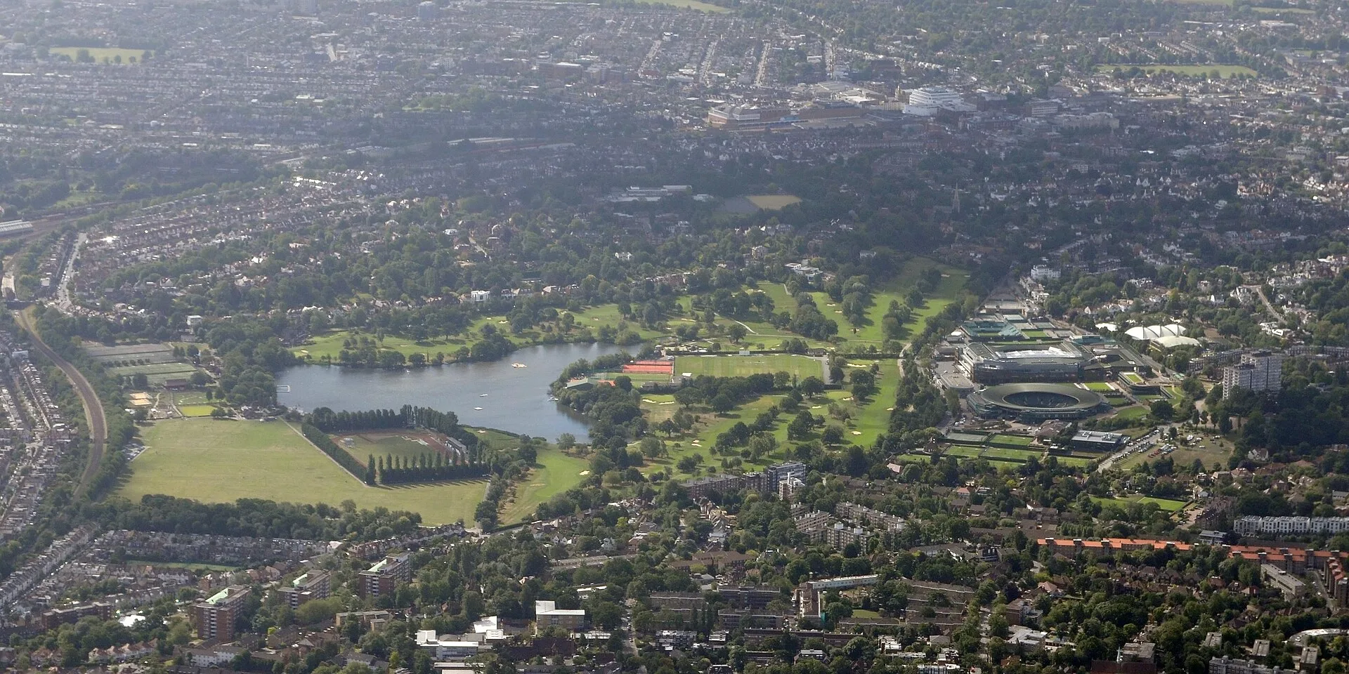 Wimbledon Park - town view
